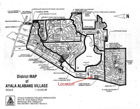 ayala alabang village map.